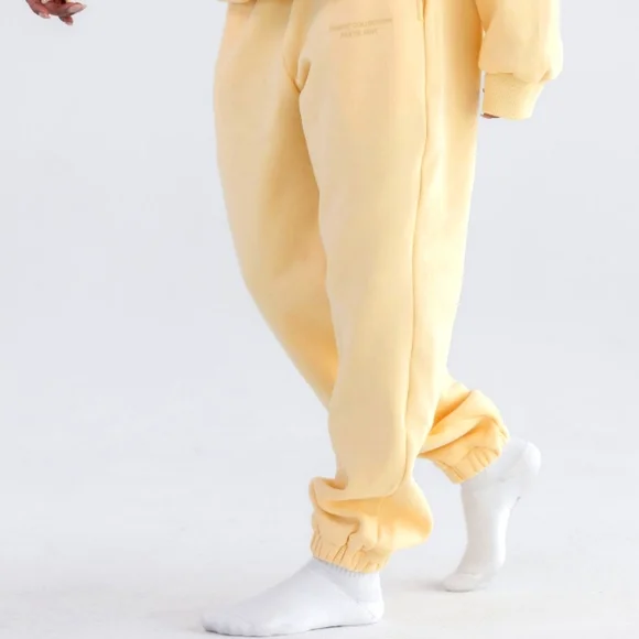 Comfrt Pastel Yellow Sweatpants 3X NWOT - Picture 1 of 4